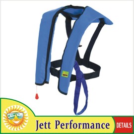 Premium Quality Automatic/Manual Inflatable Life Jacket Lifejacket PFD Floating Life Vest Inflate Survival Aid Lifesaving PFD Basic Blue Color