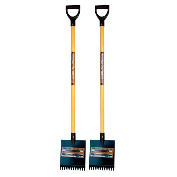 Shingle Stripper Fiberglass (2 Pack) by MBI Tools - Roof Tear Off Shingle and Nail Removal Tool