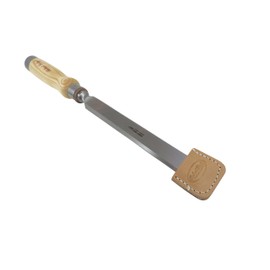 Bundle Robert Sorby 286/285EG25 1 Inch Timber Framing Chisel with Beveled Edges and Leather Edge Guard 15-1/2 Inches Overall Length