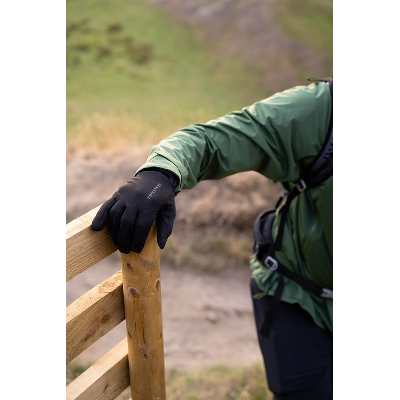 SEALSKINZ Harling Waterproof All Weather Glove | Black | XXL