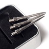 CUESOUL 3 Pcs 2BA Titanium Conversion Steel Tip Points For