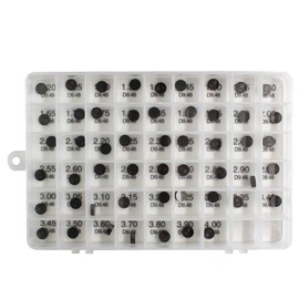 Road Passion 9.48mm Valve Shims Kit 1.2mm-4.0mm in 0.05mm increment 52 Pieces Replacement for Yamaha FJR1300A ABS 2004-2009/ FJR1300AE 2005-2009/ TDM850 1992-1993/ TTR250 1999-2006