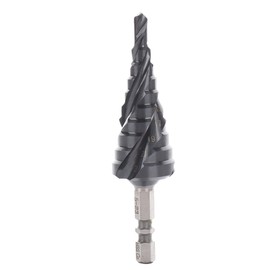 10 Size Step Drill Bits Hex Shank HSS Step Drill Bit for Metal 5-23mm