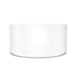 Royal Imports Flower Vase Acrylic Cylinder - Decorative Centerpiece for Home or Wedding - Non Breakable Plastic, 8"X4" Short Round - Clear