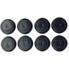 1 1/4" 1.25 inch Black Rubber Plug for Flush Mount