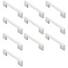 CAULDHAM 10 Pack Solid Kitchen Cabinet Pulls Handles (3-5/8" Hole