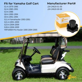 M MATI Fuel Cap Fuel Tank Cap Gas Cap for Yamaha Golf Cart G1 G2 G3 G8 G9 G11 G21 G23 G28 Pro Hauler 1000 YXP1000A J24-24620-01-00 J24-24620-00-00