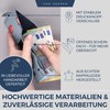 VON HEESEN Slim Wallet with RFID Protection, for Men and