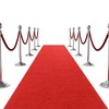 Red Carpet Runner for Party, 3 x 30 Ft, Roll-Packed
