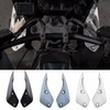 Midimttop Motorcycle Side Windshield Windscreen Side Panel Deflector Airflow Hand