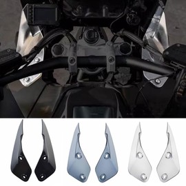 Midimttop Motorcycle Side Windshield Windscreen Side Panel Deflector Airflow Hand Shield Protector fit for B.M.W R1250 GS Adv 2019-2022 R1200 GS Adv 2014-2020 Accessories (Black)