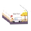 Thank You cards from Mail Carrier 25 pack postcards-Fall