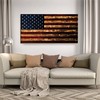 BackYardGamesUSA Premium Wood Wall Art Decor - PATRIOTIC Flags -