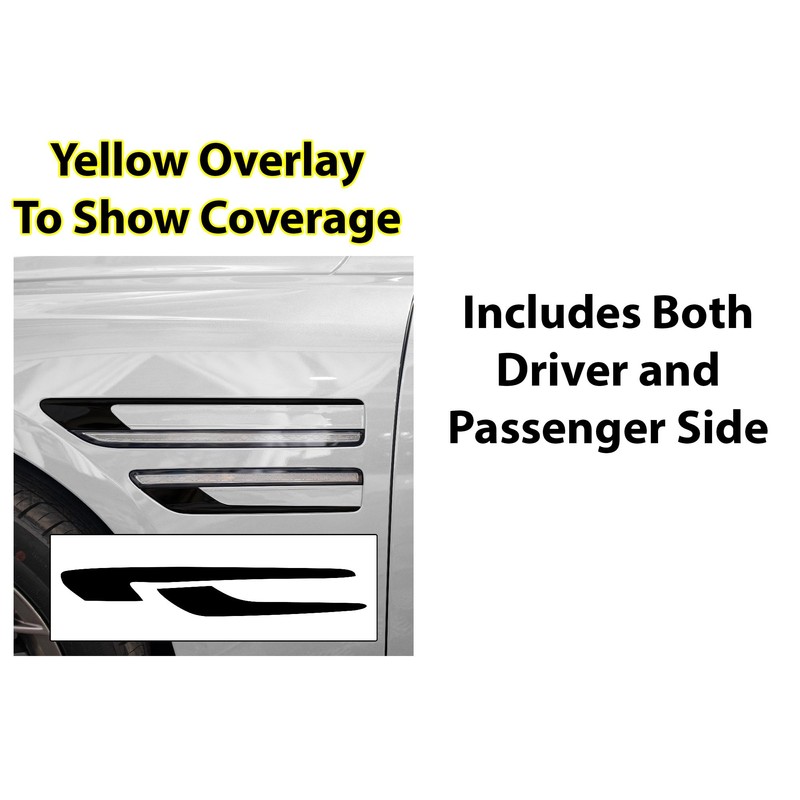 BOGAR TECH DESIGNS Side Badge Chrome Delete Overlay Compatible with