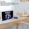Digital Photo Frame 10in 1024x600 LCD Alarm Clock Remote Control