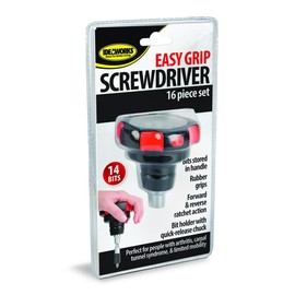 North American Healthcare E7399 Easy Grip Screwdriver, Multi-Colour, Set of 14 Pieces