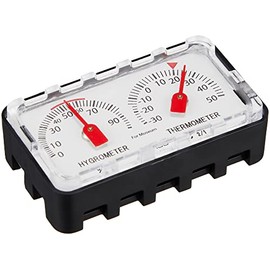 GRUS GRS104M Precision Temperature and Hygrometer for Tabletop Museums Made in Japan