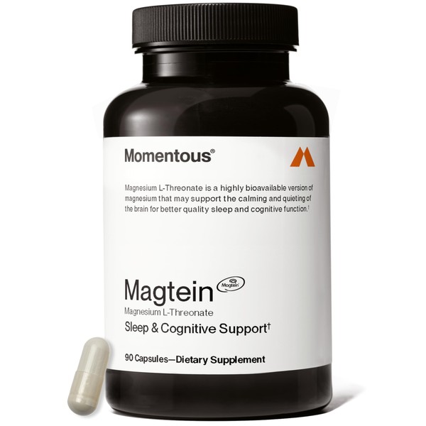 Momentous Magtein Magnesium L-Threonate - Brain & Rest Support Supplement