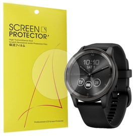 Blueshaweu Compatible for Garmin vivomove Trend Screen Protector, [6 Pack] Full Coverage TPU Clear Film Compatible with Garmin vivomove Trend 40 mm Smartwatch (6 pack)