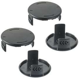 JAMHER Pack of 4 Lawn Trimmer Spool Cap, Cordless Lawnmower Replacement Part for Parkside PRTA 20-Li (B2, C3), PRT 550(A1, A2, A3, A5) Replacement Spool Cap