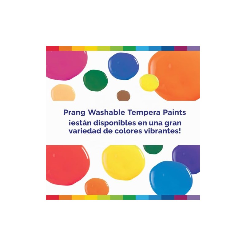 Prang Pintura de témpera lavable, negro, 16 onzas, 1 unidad
