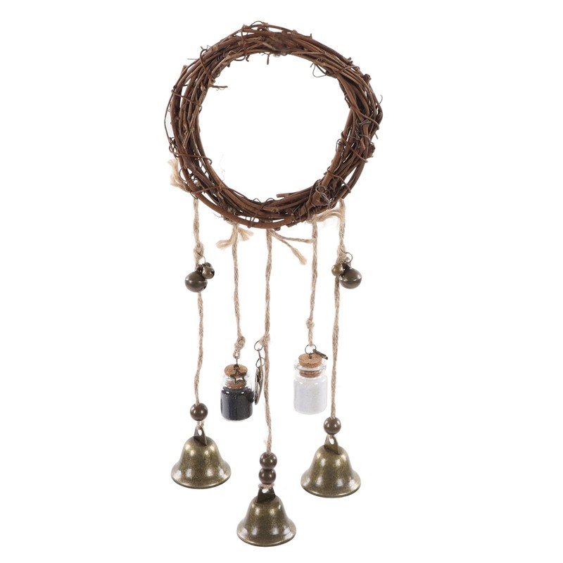 Door Knob Wind Bell Rustic Beautiful Decorative Craft Home Protection
