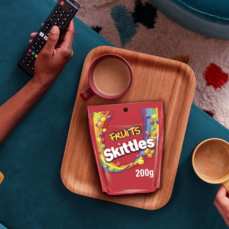 Skittles Fruits Chewy Lollies Snack & Share Bag 200g