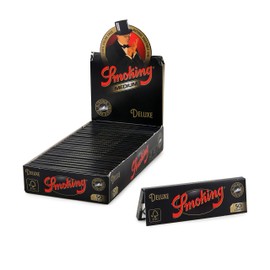 Smoking Papers - Deluxe - Medium Size - (25 Pack Bulk Display Box)