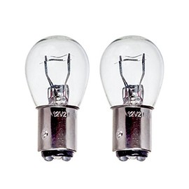 2 x 566 P21/4W BAZ15D Bulb 12v 21/4w Off Set Pins - Fog & Tail Brake