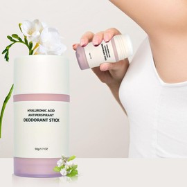 AMORELA Women’s Deodorant Stick | 48H Natural Botanical Freshness Hyaluronic Acid + Shea Butter | Hydrate & Soothe Sensitive Skin Cleanser Moisturizer - Specification: 1 pc Gulong