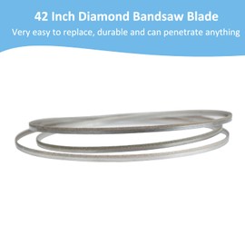 42" x 1/8" Replacement Diamond Band Saw Blade Ring Saw Bandsaw Blade Fits Laser XL, Diamond 3000XL, C-40 & Other for Speedster Precision 2000 Diamond Bandsaw Blade GRIT 170-200
