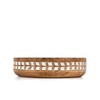 BHAVATU Fruit Bowl Mango Wood Kitchen Counter & Dining Table