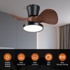 ocioc Quiet Ceiling Fan with LED Light 22 inch Large
