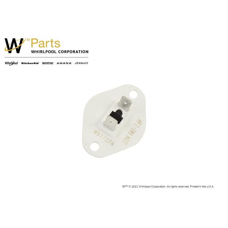 Whirlpool WP8577274 Genuine OEM Dryer Thermistor Replacement Part - Replaces