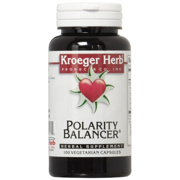 Kroeger Herb Polarity Balancer Vegetarian Capsules, 100 Count