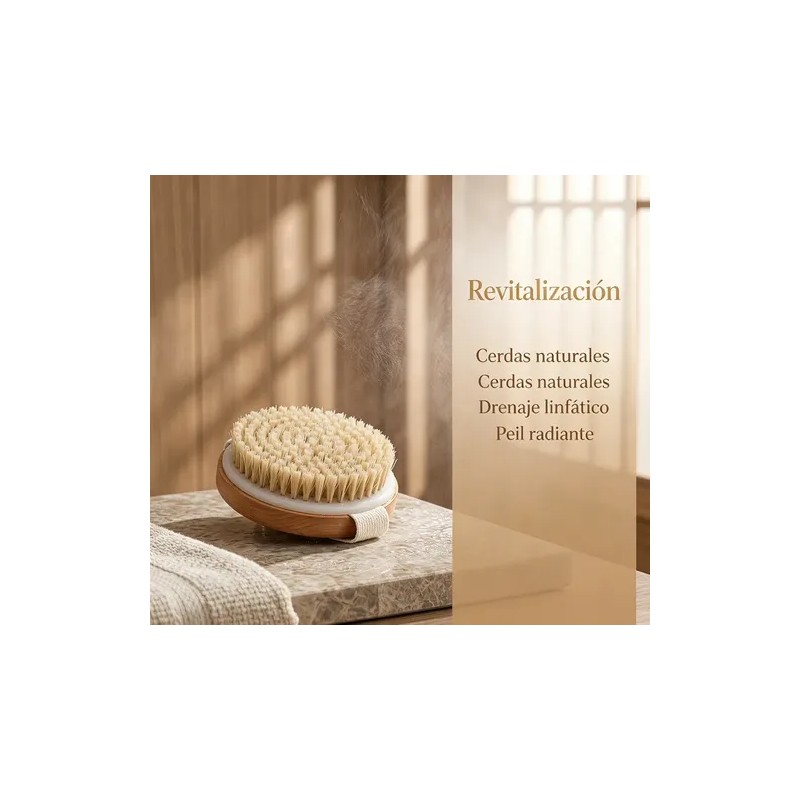 2pzs Cepillo Corporal Exfolia Circulación Quita Piel Muerta