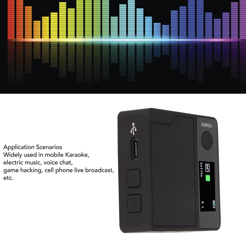 Portable Live Sound Card Voice Changer - 11 sound effects,