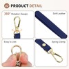 SUIKIHUM Leather Wristlet Strap, (20cm/7.87" Long KeyChain Hand Strap) Leather
