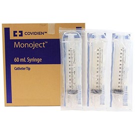 Monoject 60cc Syringe Only Catheter Tip - Sterile - Box of 30