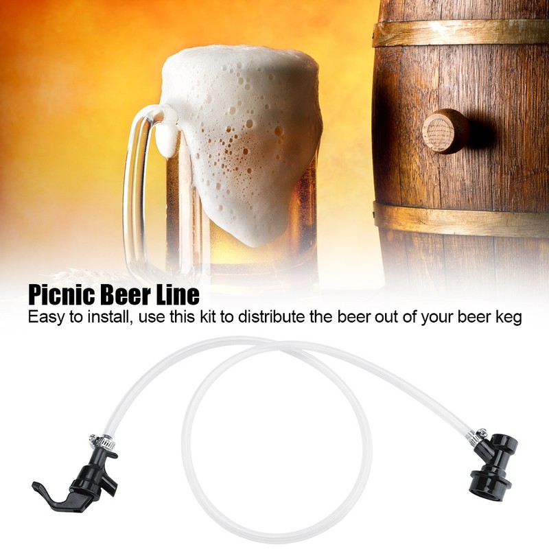 100cm Beer Hose with Party Picnic Tap and Ball Lock