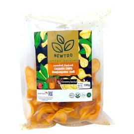 Cassava Chips 100g – Crunchy, Spicy Snack Made from Real Cassava Roots | All-Natural, Vegan & Kosher - 6 Packs