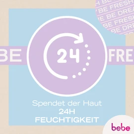 bebe Moisturiser (50 ml), Face Cream for Normal Skin with Peach Extract and Vitamin E, Lightweight Moisturizer for Face