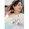 VIRINA Women's Earrings, Pearl, Large, Simple, Binaural Set, Hypoallergenic, Titanium