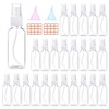 24 Pcs Spray Bottles 2oz / 55ml Clear Empty Mini