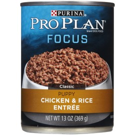 Purina Pro Plan Focus Chicken Rice Entree Canned Puppy Food (12x13oz)