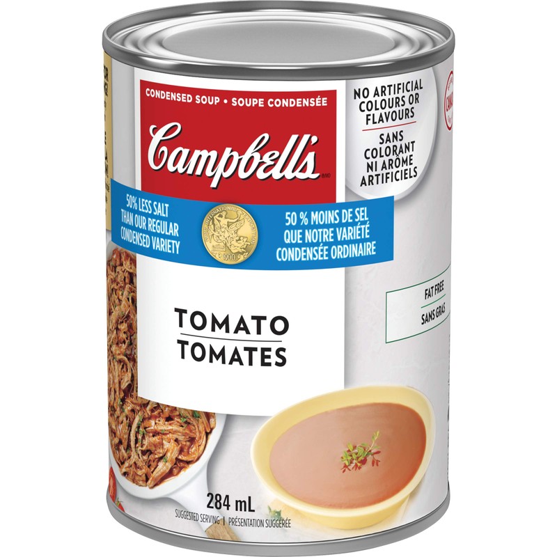 Campbell's Reduced Sodium Tomato Soup, 284 mL