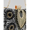 COOLOYA Women's Rhinestone Glitter Clutch Purses Luxury Crossbody Bags Evening