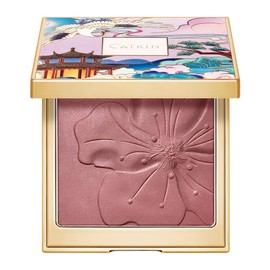 CATKIN Cheek Powder Blush Baked Pink Makeup Blusher Creamy Light Weight Long Lasting Natural flush Finish10g (C09 Midnight)