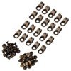 20 Pcs/Lot Boot Hooks Lace Fittings With Rivets Camp Hike