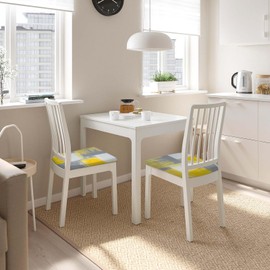 ULQUISNCE Yellow Chair Seat Cover Set of 2, Abstract Yellow Dining Chair Slipcovers Stretch Grey Chair Covers Washable Removable